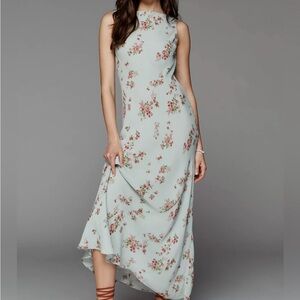 Reformation Prescott Floral Column Maxi Dress dama